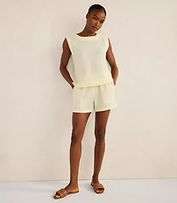 Haven Well Within Organic Cotton Gauze Shorts