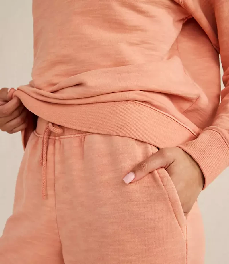 Haven Well Within Organic Cotton Slub Terry Straight Leg Pants