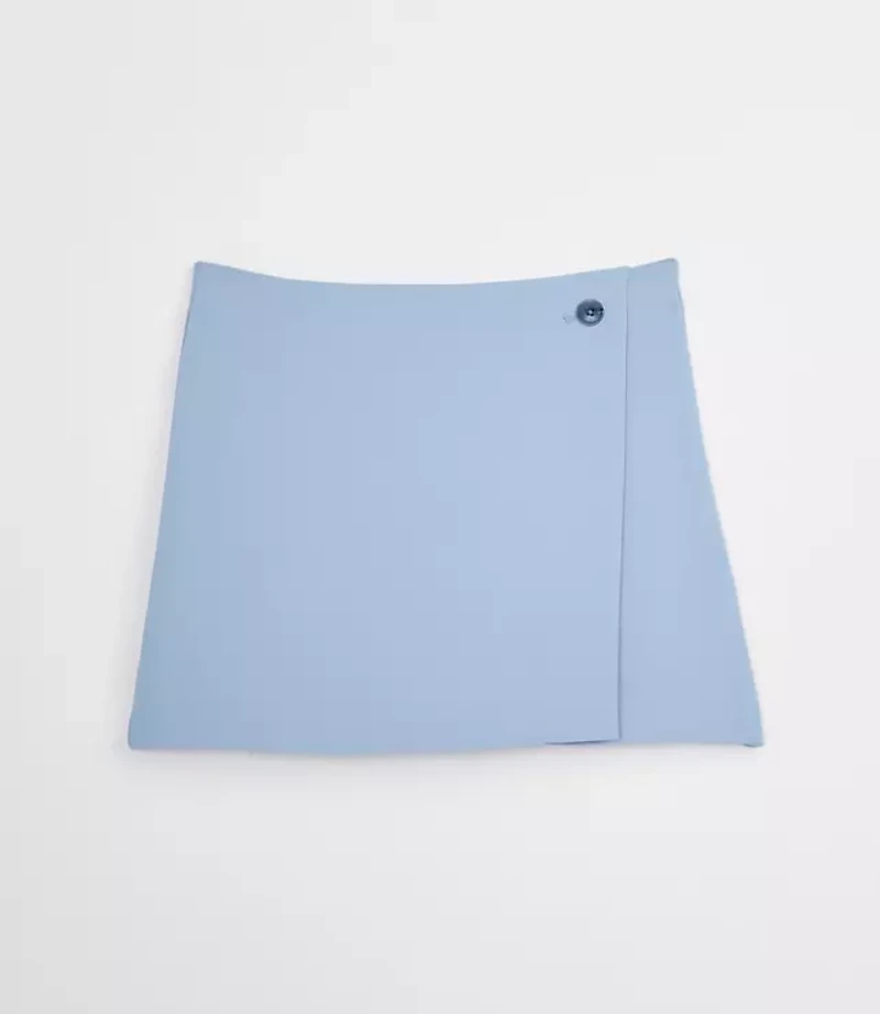 LOFT Versa Crepe Drape Mini Skort
