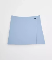 LOFT Versa Crepe Drape Mini Skort