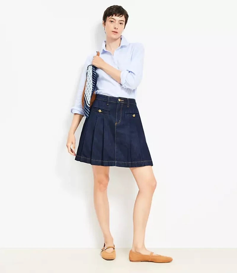 Petite End On End Poplin Everyday Relaxed Pocket Shirt