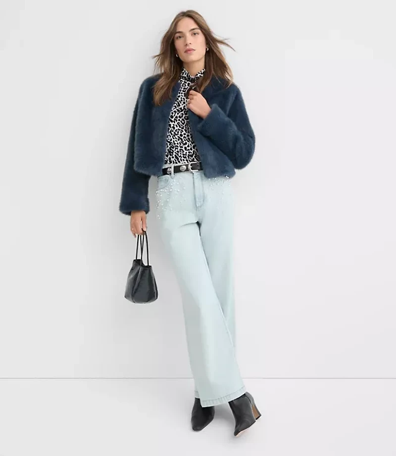 Modern Faux Fur Jacket