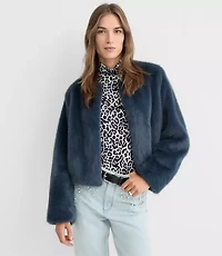 Modern Faux Fur Jacket