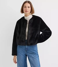 Modern Faux Fur Jacket