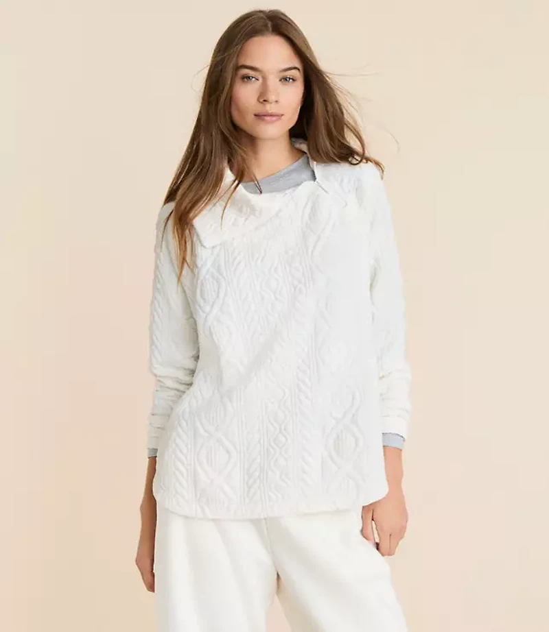 Lou & Grey Alpine Zip Tunic Top