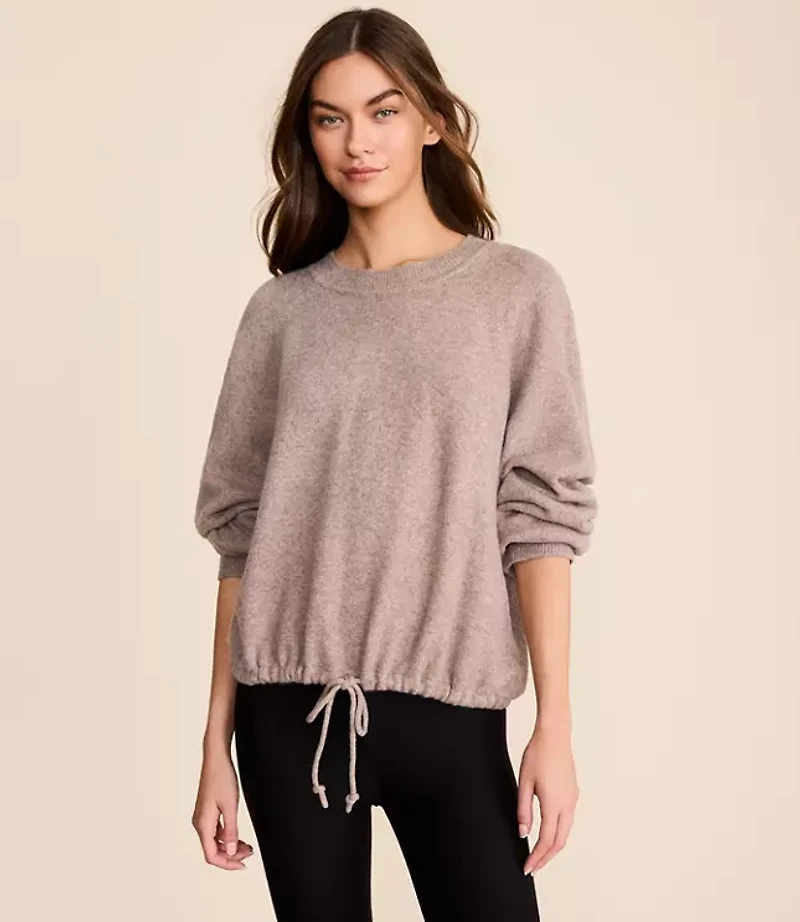 Petite Lou & Grey Cloudstitch Drawstring Sweater