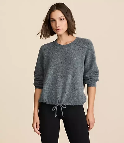Petite Lou & Grey Cloudstitch Drawstring Sweater