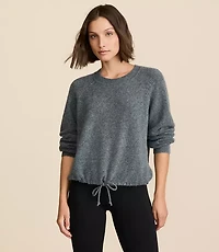 Petite Lou & Grey Cloudstitch Drawstring Sweater