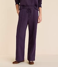 Petite Lou & Grey Pintucked Elite Fleece Straight Pants