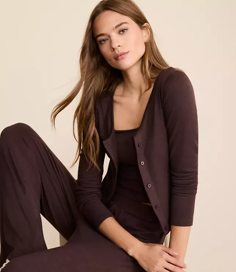 Petite Lou & Grey Sweater Knit Cardigan