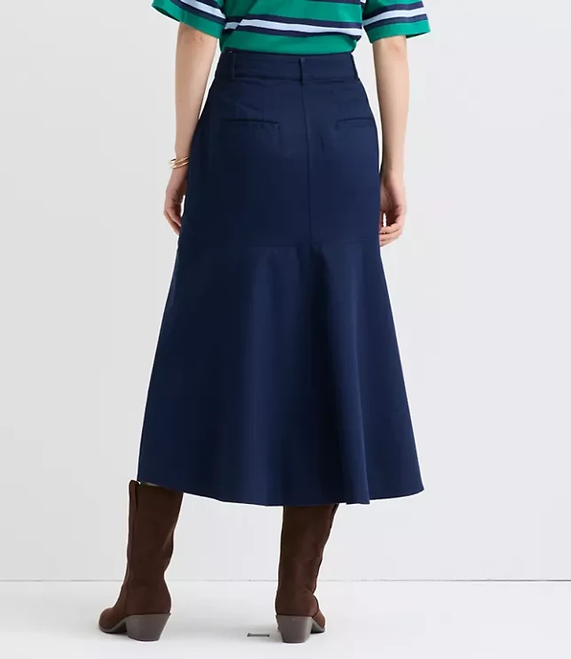 Trumpet Midi Pocket Skirt
