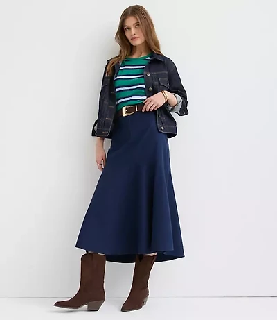 Trumpet Midi Pocket Skirt
