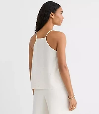 Petite Velvet Strappy Cami