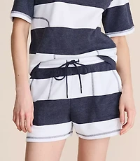 Lou & Grey Striped Cozy Cotton Shorts