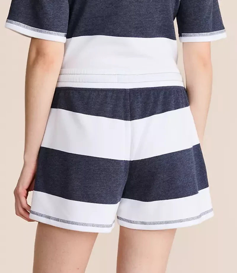 Lou & Grey Striped Cozy Cotton Shorts