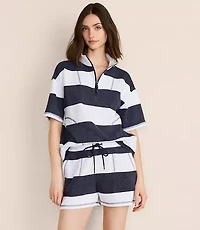 Lou & Grey Striped Cozy Cotton Shorts