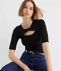 Cutout Sweater Top