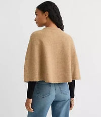 Button Cape Sweater