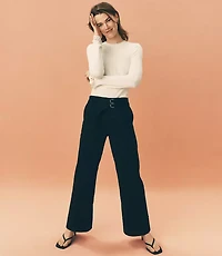Double Belted Wide Leg Pants