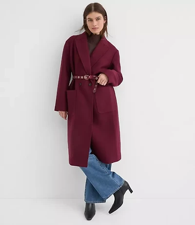 Petite Patch Pocket Coat