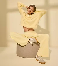 Lou & Grey Cozy Cotton Lace Up Hoodie