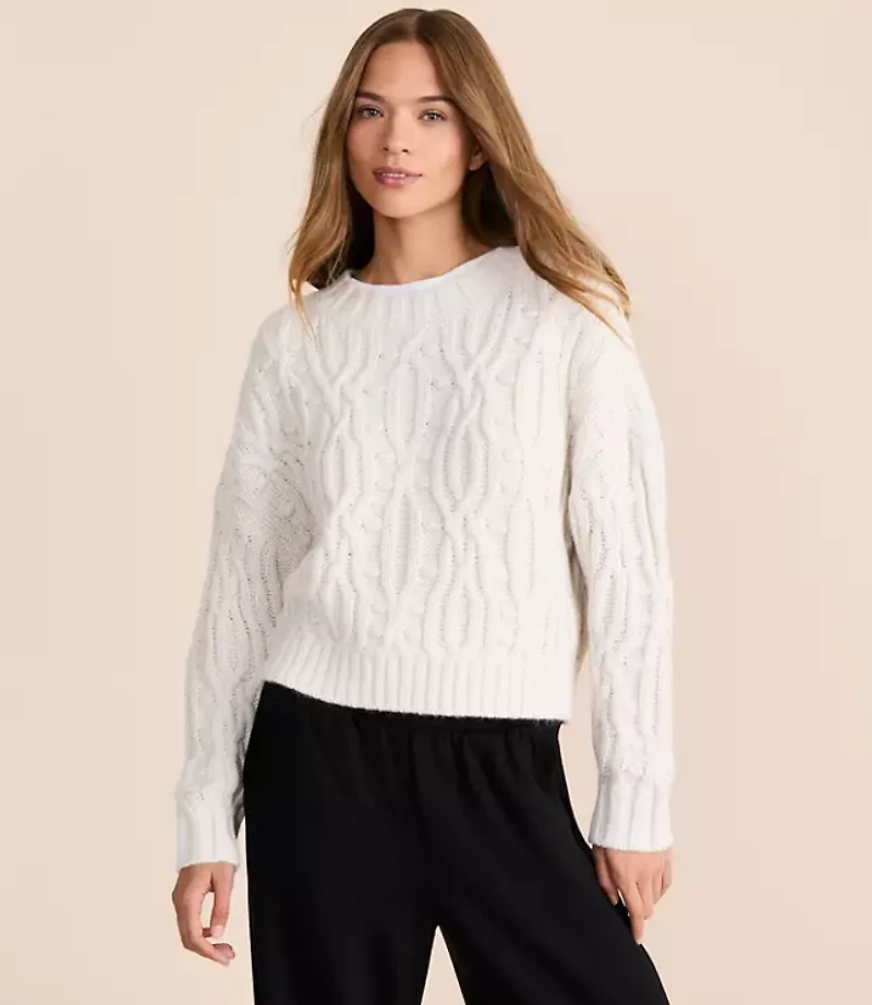 Lou & Grey Chunky Cable Sweater