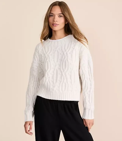 Lou & Grey Chunky Cable Sweater