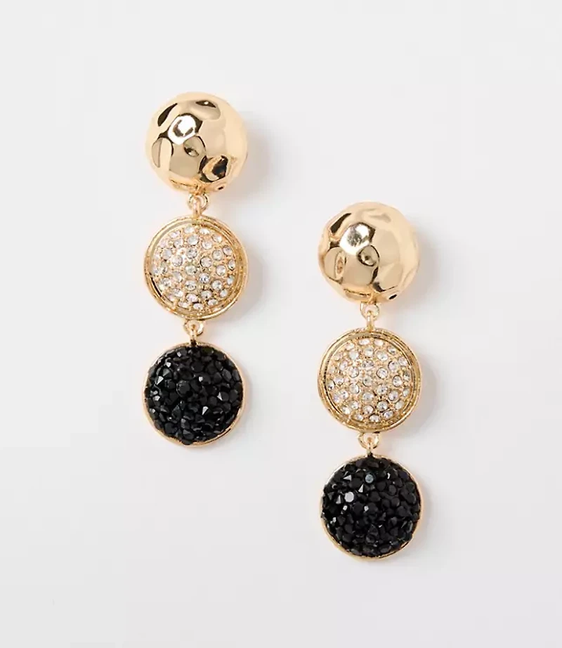 Ombre Triple Drop Earrings