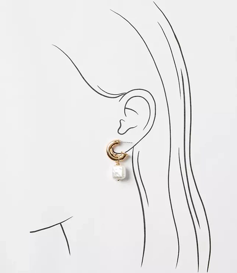 Pearlized Resin Earring Set