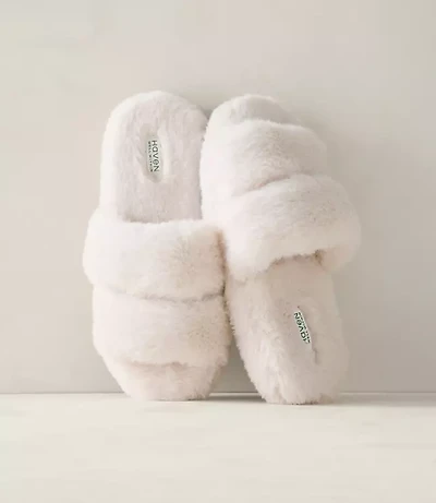 Haven Well Within Faux Fur Banded Slippers