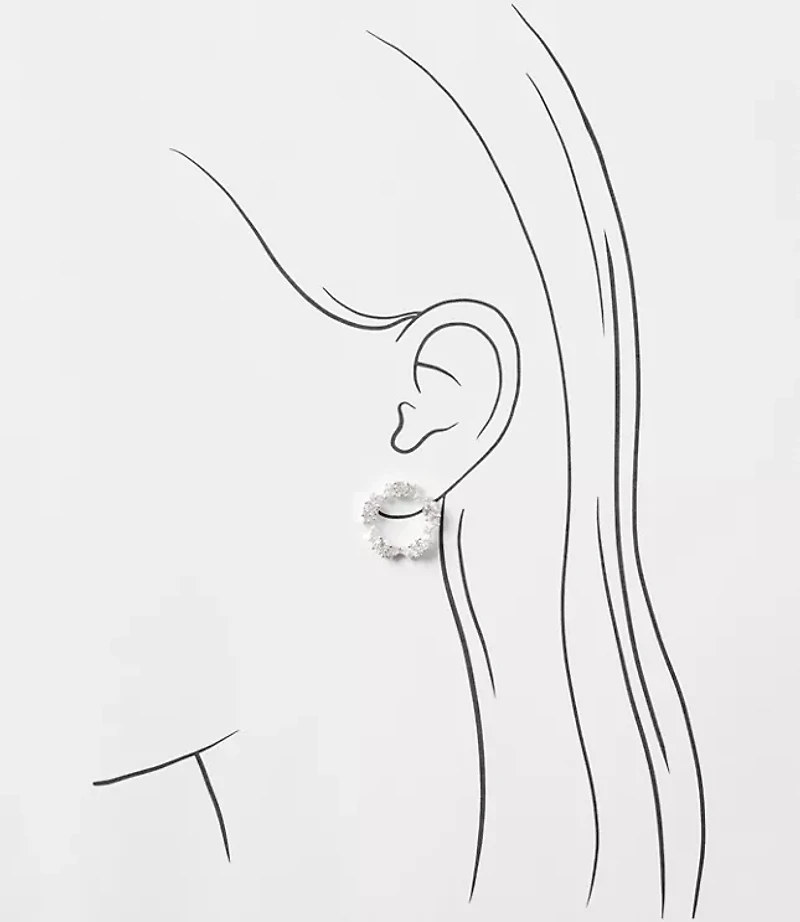 Sparkle Wreath Stud Earrings