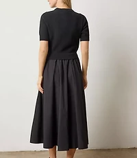 Lilla P Mixed Media Dress