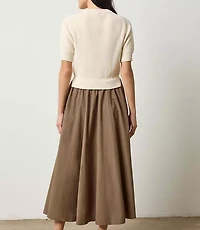 Lilla P Mixed Media Dress