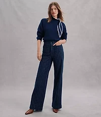 Palmer Wide Leg Pants Pinstripe