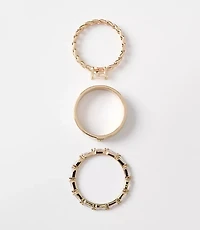 Sparkle Stackable Ring Set