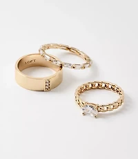 Sparkle Stackable Ring Set