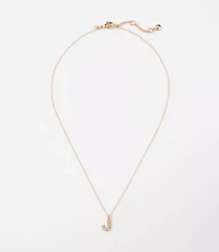 Pave Initial Necklace
