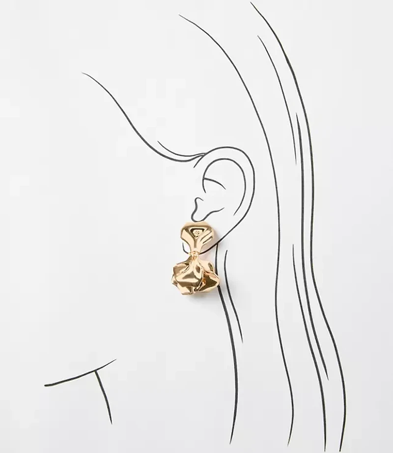 Metal Shaker Drop Earrings