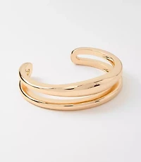 Rounded Open Cuff Bracelet