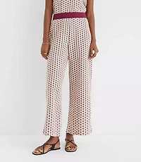 LOFT Beach Geo Crochet Wide Leg Pants
