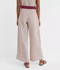 LOFT Beach Geo Crochet Wide Leg Pants