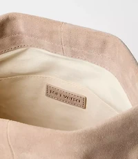 LOFT Versa Oversized Suede Clutch Bag