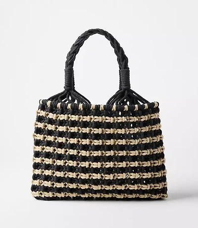 LOFT Beach Mini Market Tote Bag