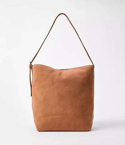 Suede Tote Bag