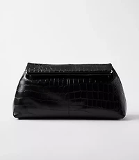 LOFT Versa Oversized Embossed Clutch Bag