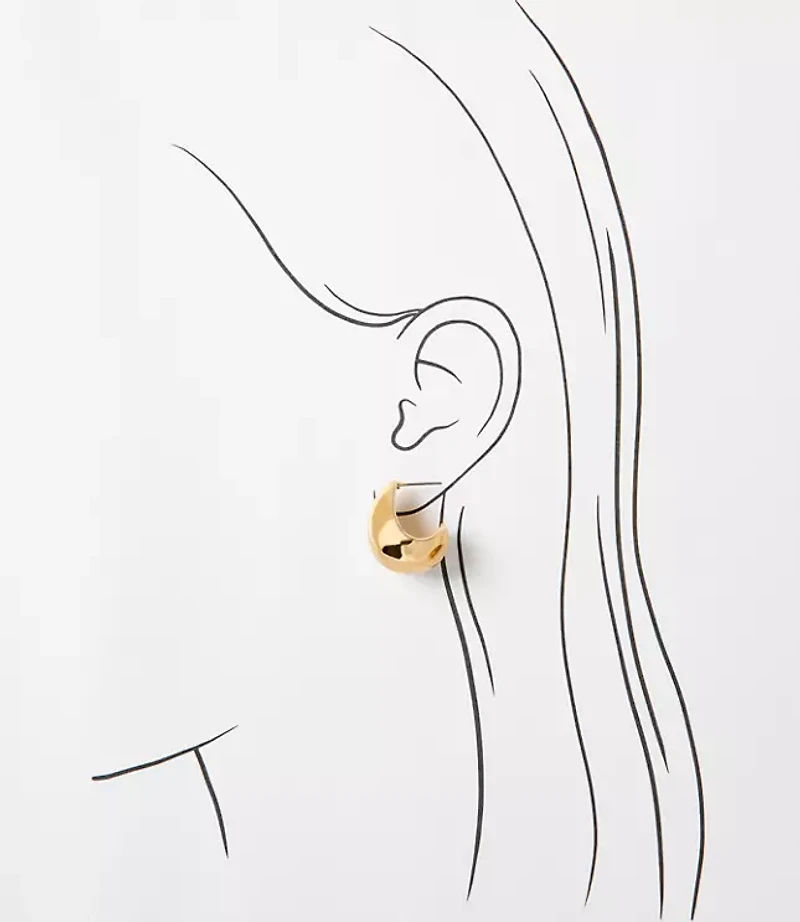 Teardrop Stud Earrings