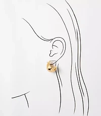 Teardrop Stud Earrings
