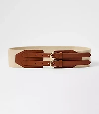 Double Buckle Stretch Belt