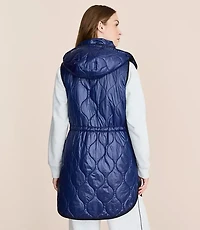 Petite Lou & Grey Quilted Hooded Puffer Vest