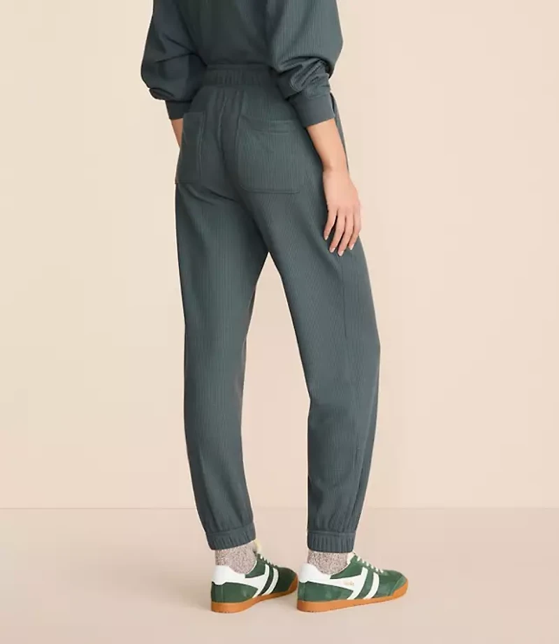 Petite Lou & Grey Upstate Waffle Joggers